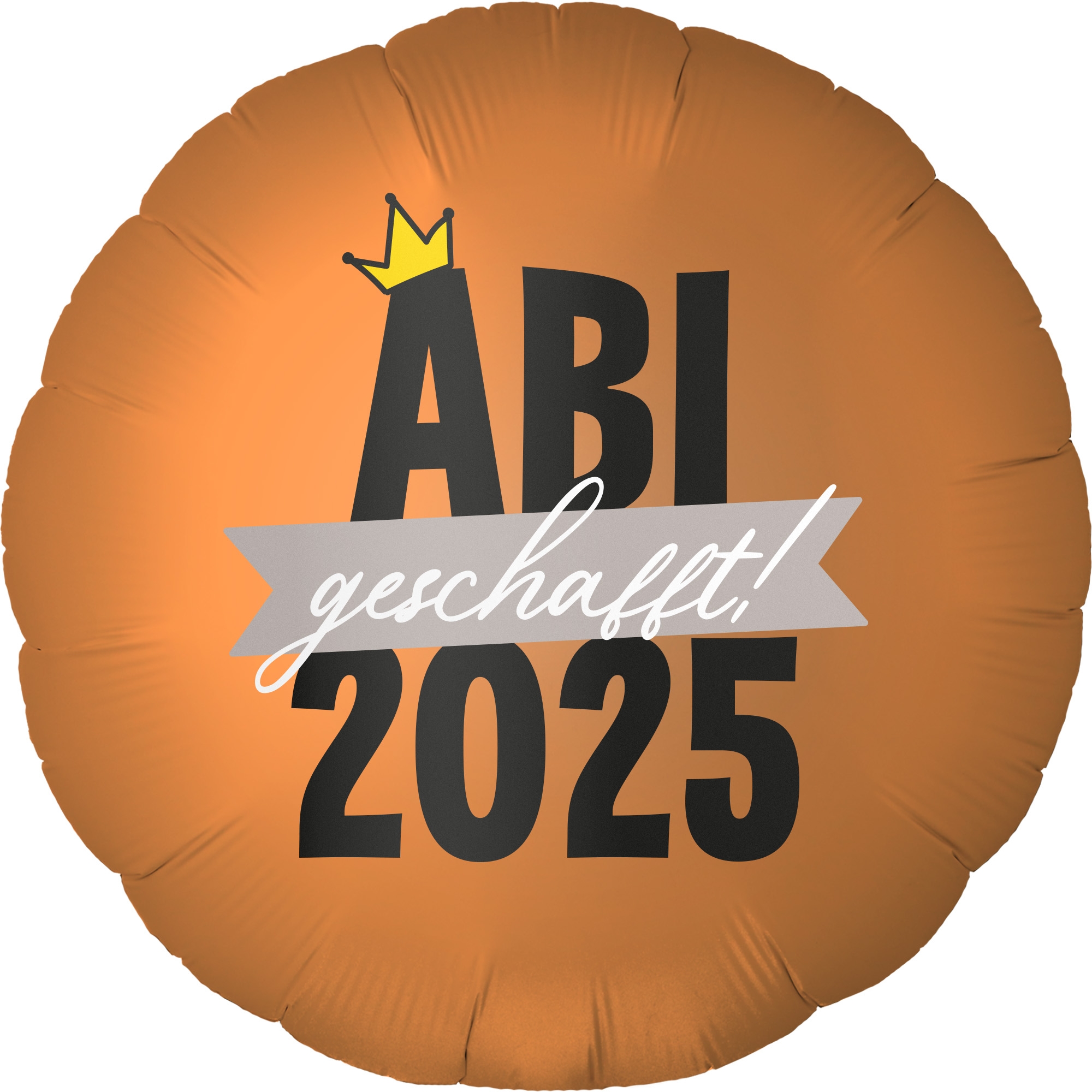 Folienballon ABI 2024 Geschafft Satin Caramel Ballongruesse De