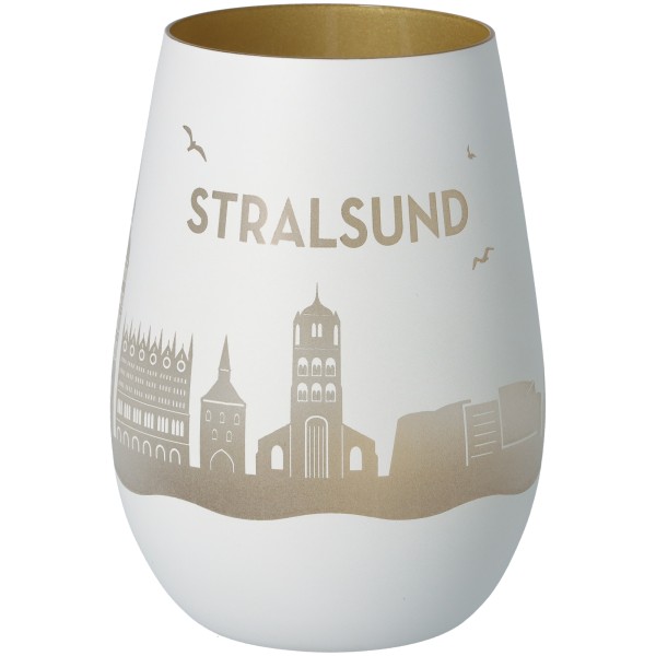 Windlicht Skyline Stralsund