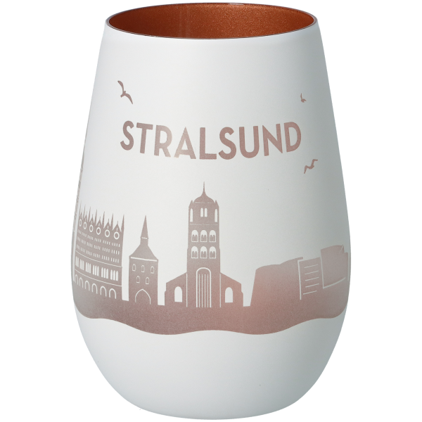 Windlicht Skyline Stralsund