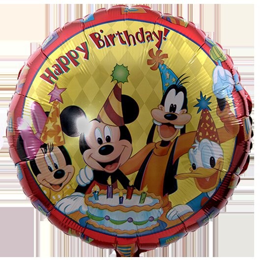 Ballon Bouquet Happy Birthday Micky Maus Ballongruesse De