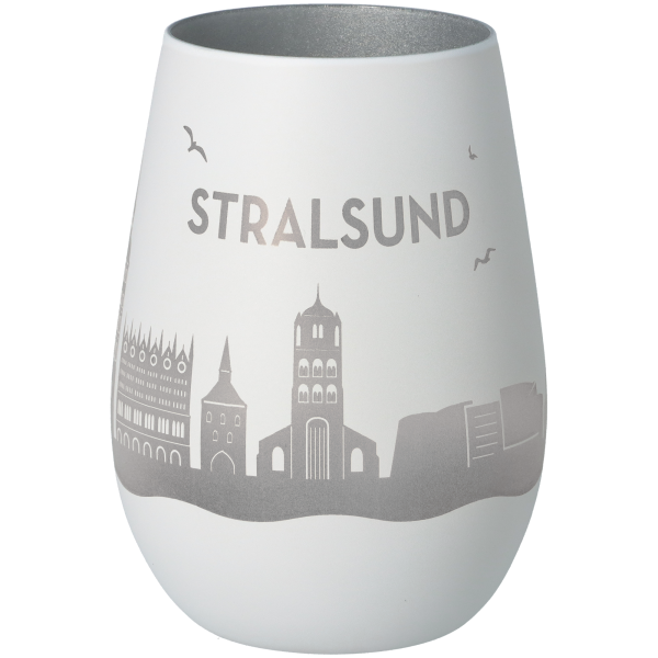 Windlicht Skyline Stralsund